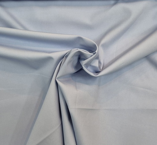 Poplin Baumwolle stone washed hellblau